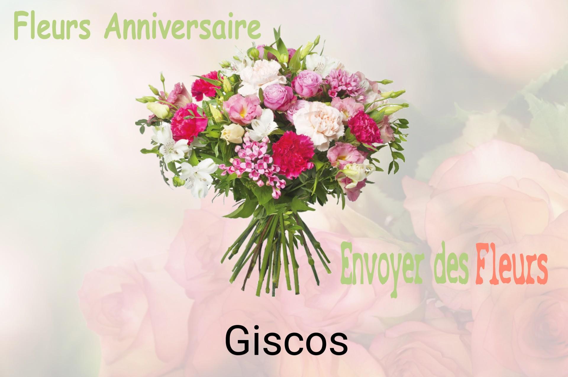Bouquet de fleurs d’anniversaire livré à Giscos