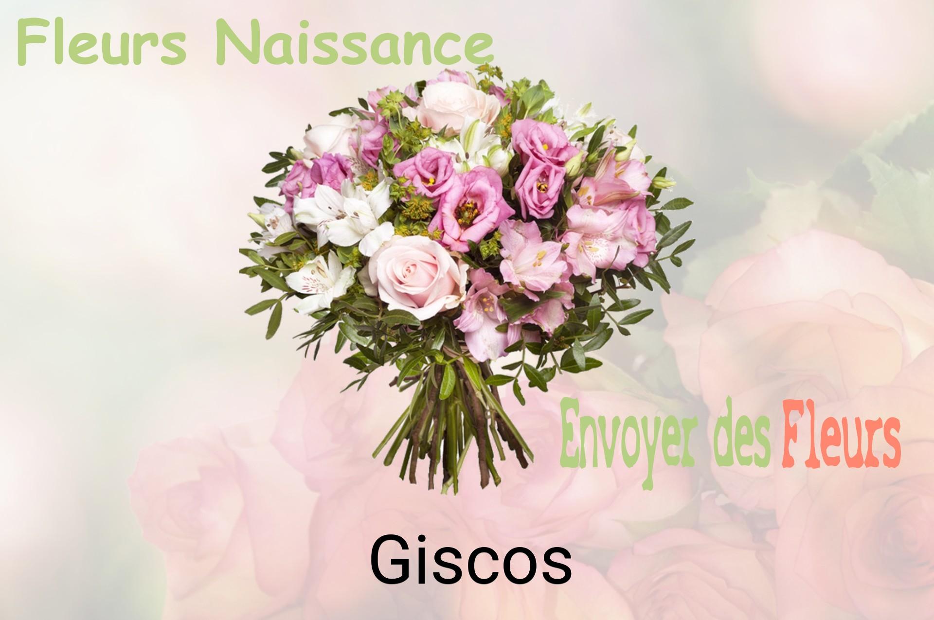 Bouquet de fleurs de naissance livré à Giscos